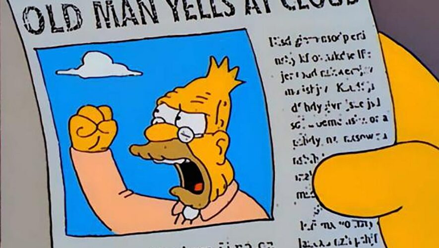 Simpsons meme
